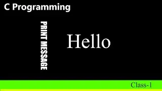 hello message print in c programming