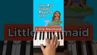 Under The Sea Piano Easy 🌊 🧜🏿‍♀️