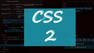 2.Inline, Internal & External CSS | Basic tutorial for beginners | CSS full course 2024