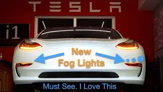 New Tesla Model 3 Fog lights