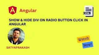 Show Hide Div on Click of Radio Button in Angular Latest 