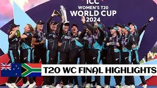 Sa w vs nz w t20 world cup final 2024 highlights | south africa w vs new zealand w final highlights