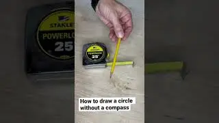 Drawing a circle without a compass