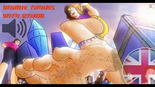 Barbie trains with Ryung - giantess audio story - english