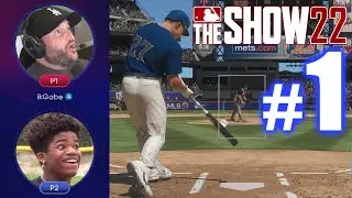 PLAYING WITH GABE IN NEW CO-OP MODE! | MLB The Show 22 | Co-Op #1