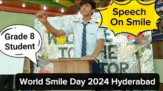 Speech On Smile - World Smile Day Qasimabad Hyderabad 2024 - Motivational speech