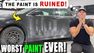 Restoring The WORST Black Paint I've Ever Seen!