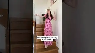 Mia talking about new boy…