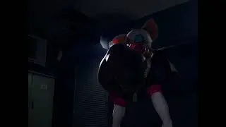 【VORE-Growing】Rouge plays with her bloated belly〈60fps,Loop〉