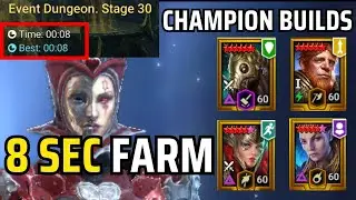 8 Seconds Farm  - Champion Builds & Masteries (Queen of Hearts) - Raid: Shadow Legends