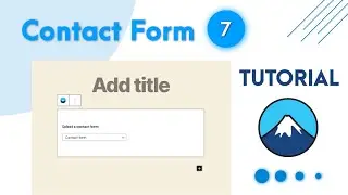 Contact form 7 Tutorial