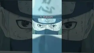 Top Strongest Naruto Shippuden Characters #naruto #anime #shorts
