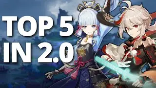 top 5 strongest characters in the 2.0 meta | Genshin Impact