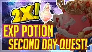 Second Day Quest King Poring's Celebration X2 EXP POTION - Ragnarok M: Eternal Love - noin