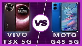 Moto G45 vs Vivo T3x Detailed Comparison