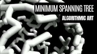 3D Minimum Spanning Trees: Algorithmic Art on the Surface of a Sphere