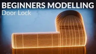 Hard Surface Modelling for Beginners | Model Door Handle Lock in Blender