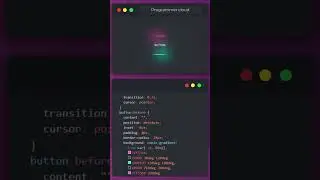 Neon Glowing Button Design With HTML & CSS 