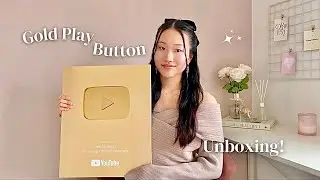 Gold Play Button Unboxing!