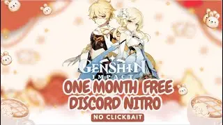 FREE DISCORD NITRO FROM GENSHIN IMPACT | ONE MONTH DISCORD NITRO