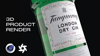 Tanqueray 3D Product Animation