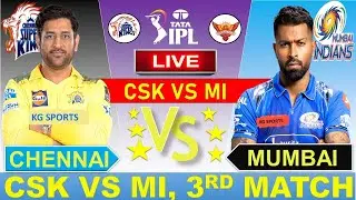 🔴Live: IPL 2025 - Csk vs Mi | Chennai Super Kings vs Mumbai Indians Live Cricket Match Today
