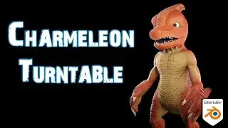 Blender Pokemon Sculpt - Charmeleon turntable