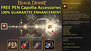 FREE PEN Capotia Accessories 100% GUARANTEE ENHANCEMENT Guide (Black Desert Online) BDO