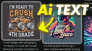 Generate Ai Text in Images for FREE! - Ideogram, Graphic Designs, Logos