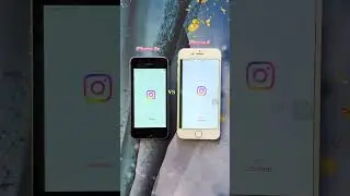 Comparison iPhone 6 vs iPhone 5s Open iG(instagram)  