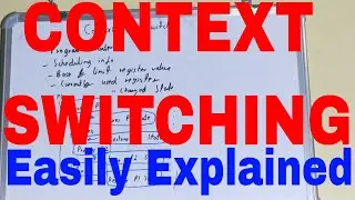 Context Switching in Operating System|What is Context Switching in OS|Context Switching Explained