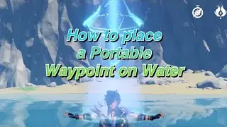 How to Place a Portable Waypoint on Water