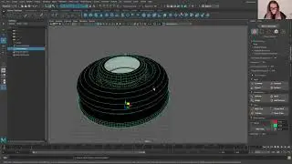 Maya 2019 Polygonal Modeling Pt 5: Modeling a Vase Using a Hand Drawn Curve & Rotate Tool