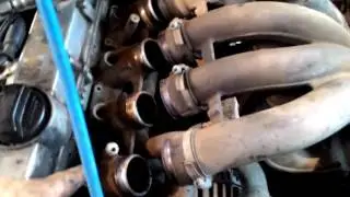 Снятие впускного колектора Audi А4 В5