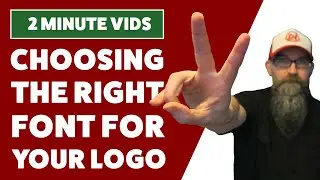 Choosing the right font for your logo.