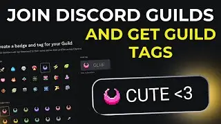How To Get The Discord GUILD TAG and Create Discord Guilds Without Having Access To The Feature