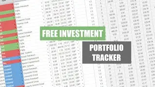 How to use my FREE investment portfolio spreadsheet tracker
