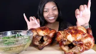 2 WHOLE ROTISSERIE CHICKEN MUKBANG!!!