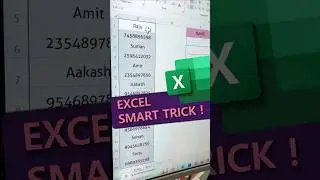 🔥🔥Excel Smart Trick | Excel Trick you must know 