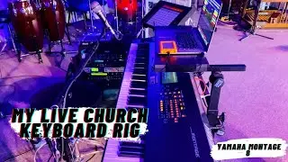 My Live Church Keyboard Rig | Montage 8