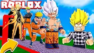 LUSINE DE GOKU ET NARUTO SUR ROBLOX !! (Anime Tycoon)