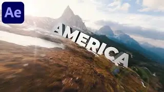 Camera Fly Through 3D Text Animation in After Effects- After Effects Tutorial | No Plugins Required