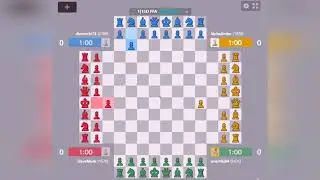 🟩🟥🟦🟨 ЧЕТВЕРНЫЕ ШАХМАТЫ с нуля до 2400 за ДВА месяца \ 4 Way Chess Games