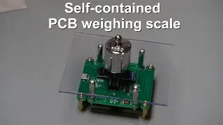 A self-contained PCB-based weighing scale