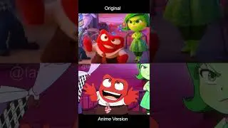 Inside Out 2 Original vs Anime (Inside Out Animation)