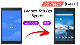 All Lenovo tab frp bypass 2023 || Lenovo tablet Google account bypass 2024 Android 12, 13 | Ravitech