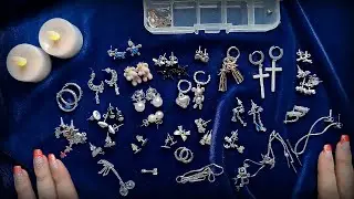 ASMR АСМР Маленькие сережки с AliExpress💎Покупки с АлиЭкспресс, коллекция бижутерии, липкий шепот