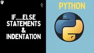 If...else statements and indentation in python. | Lecture 5