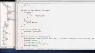 Getting Started With The Kendo UI DataSource