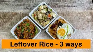 Leftover Rice- 3 ways! Italian, Mexican and Korean | Show Me The Curry
